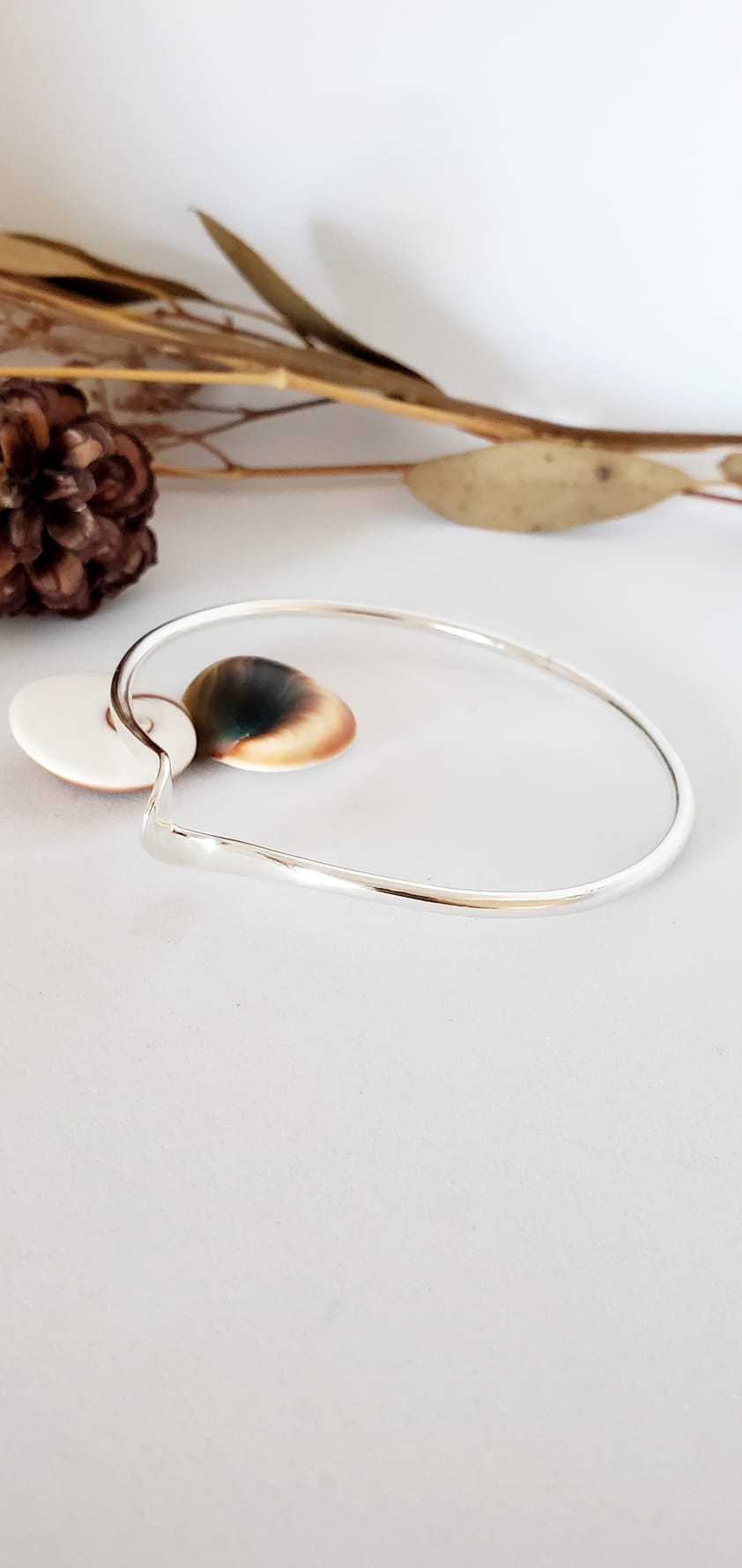 Bracelet argent 925 . Onde. – Image 2